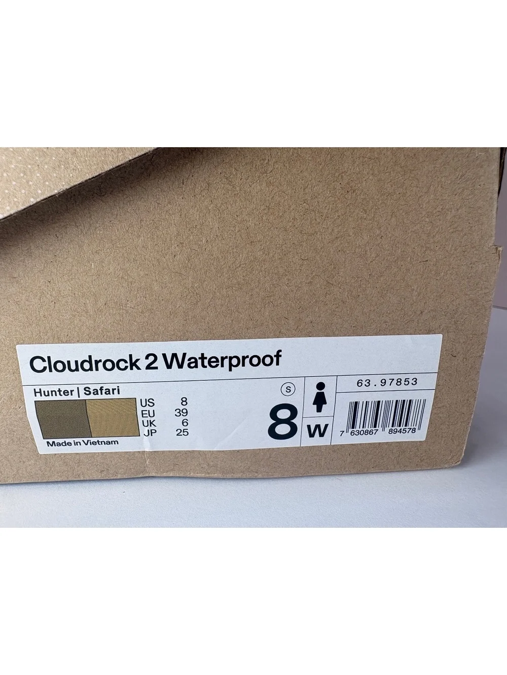On Cloudrock 2 Waterproof Women’s Hiking Boots Size 8 Hunter/Safari 63.97853